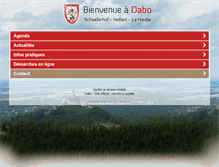 Tablet Screenshot of dabo.fr